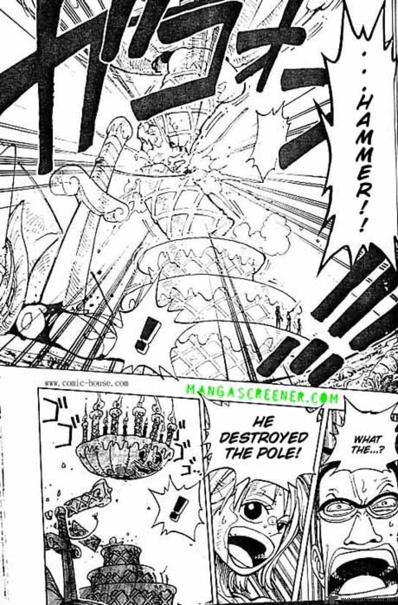 One Piece Manga Chapter 123 page 9 - Luffy vs. Mr. 3