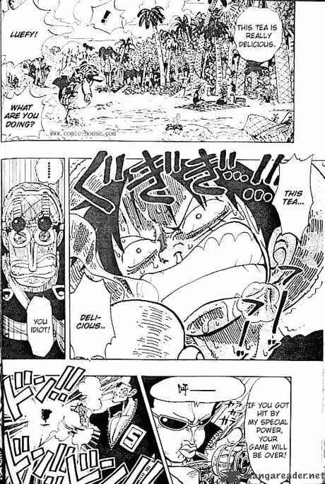 One Piece Manga Chapter 124 page 16 - The Tea is Good