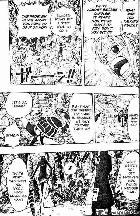 One Piece Manga Chapter 124 page 3 - The Tea is Good