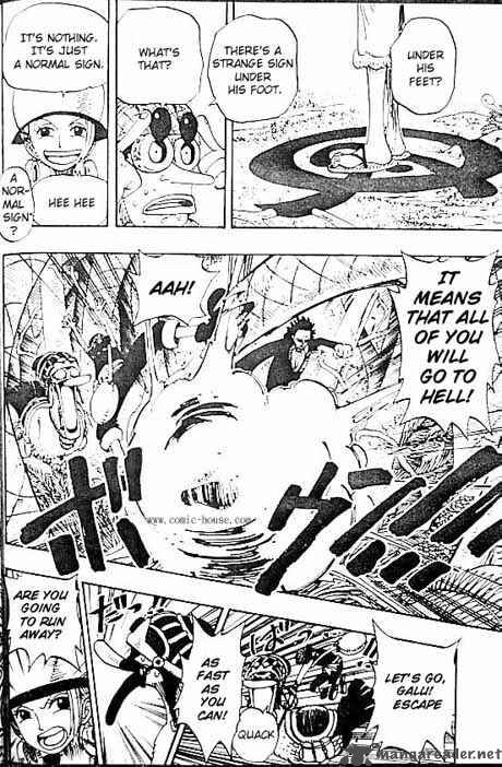 One Piece Manga Chapter 124 page 4 - The Tea is Good