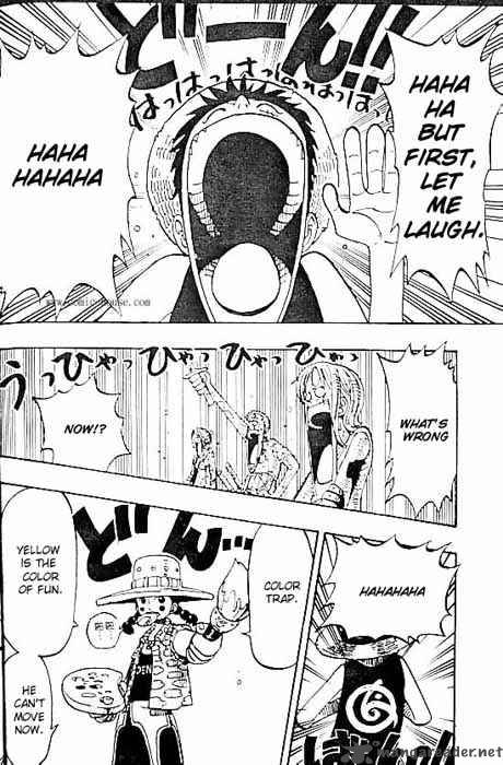 One Piece Manga Chapter 124 page 8 - The Tea is Good