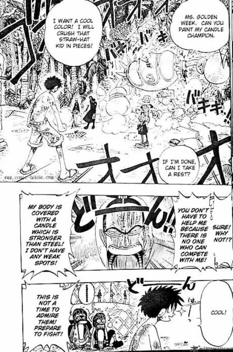One Piece Manga Chapter 125 page 7 - Candle Champion