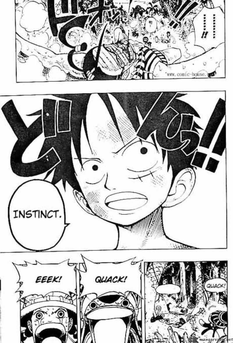 One Piece Manga Chapter 126 page 17 - Instinct