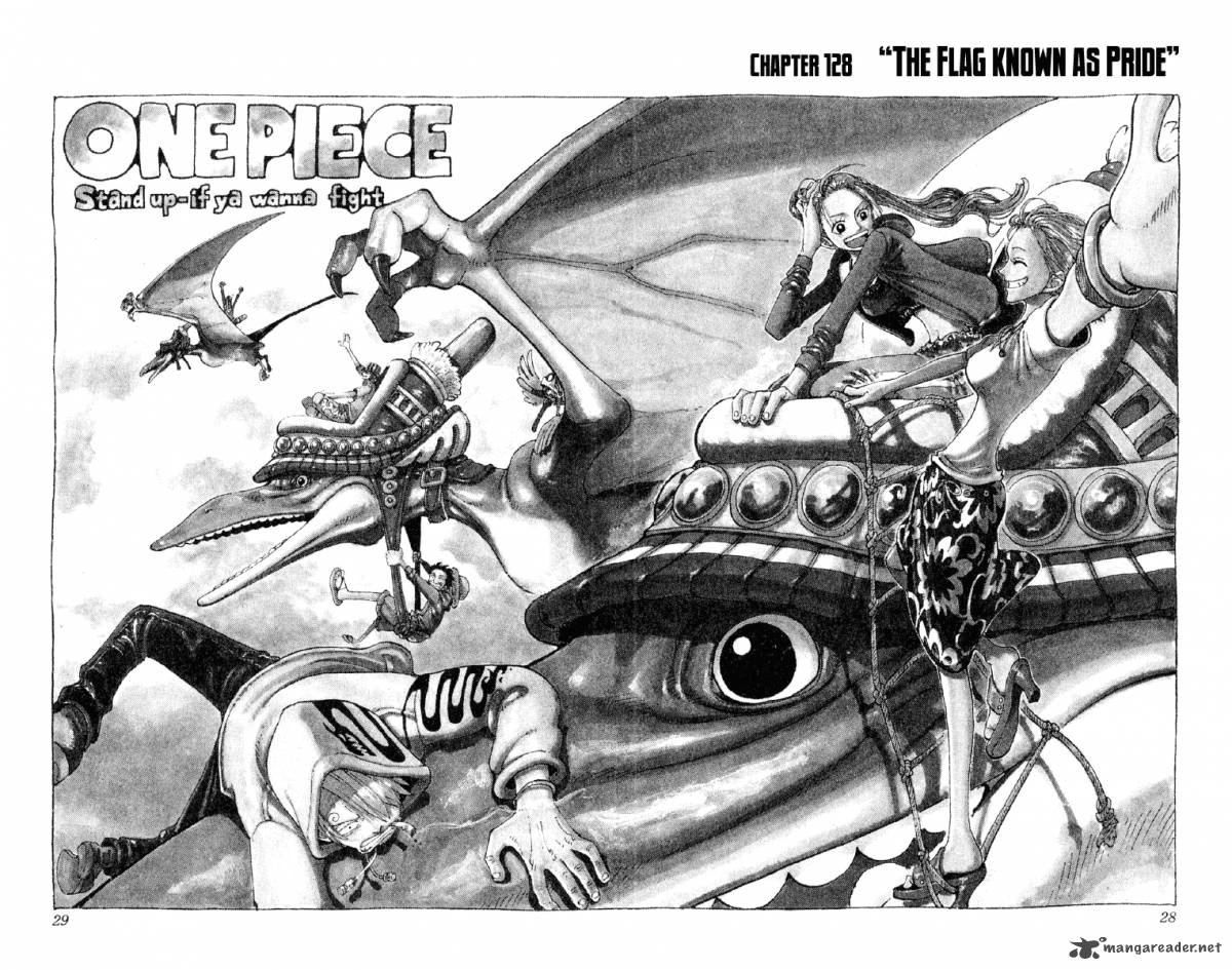 One Piece Manga Chapter 128 page 4 - Pride (Pirate Flag)