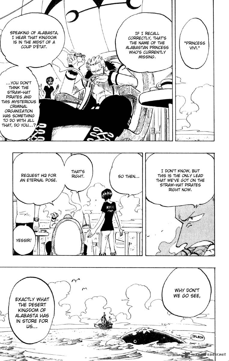 One Piece Manga Chapter 128 page 8 - Pride (Pirate Flag)