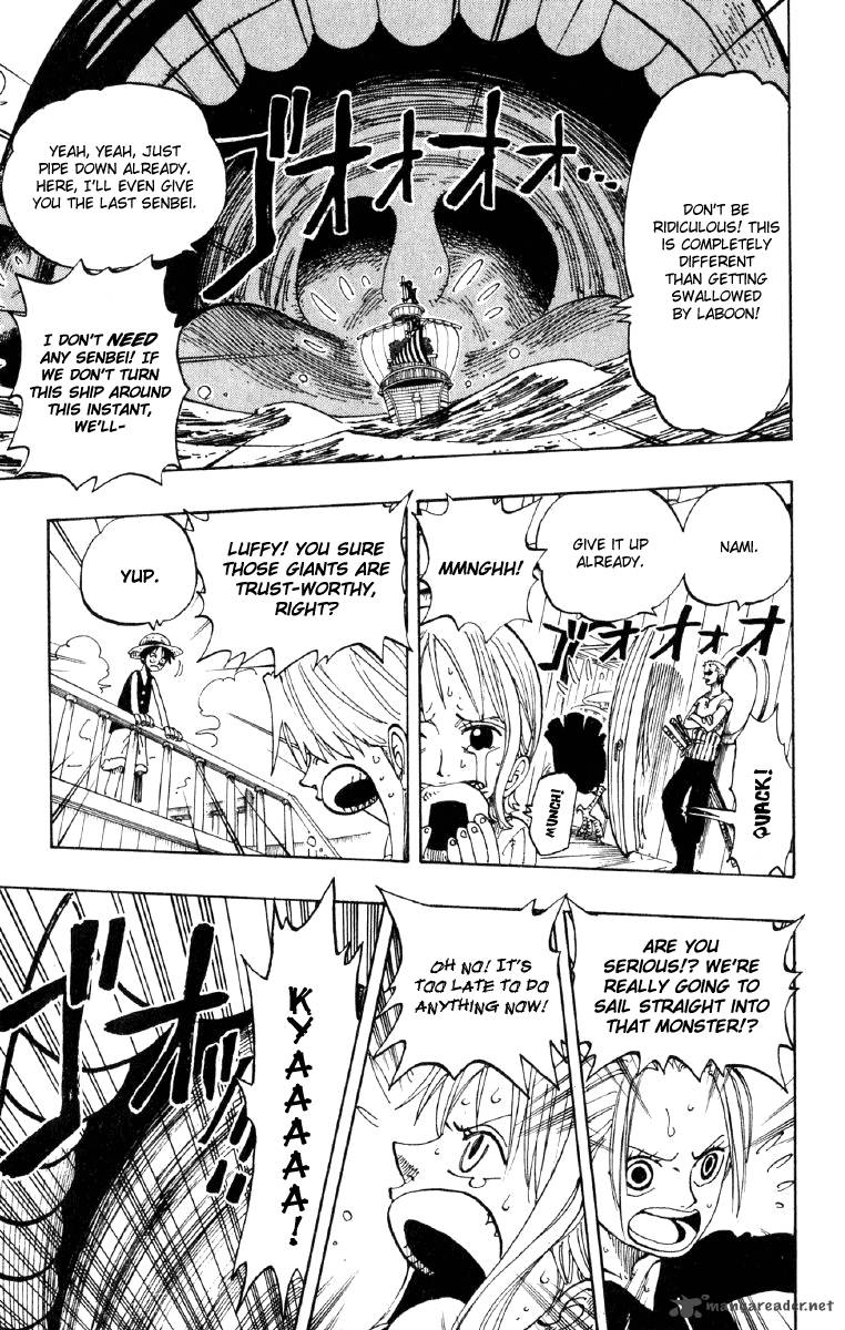 One Piece Manga Chapter 129 page 4 - Straight Ahead!!!