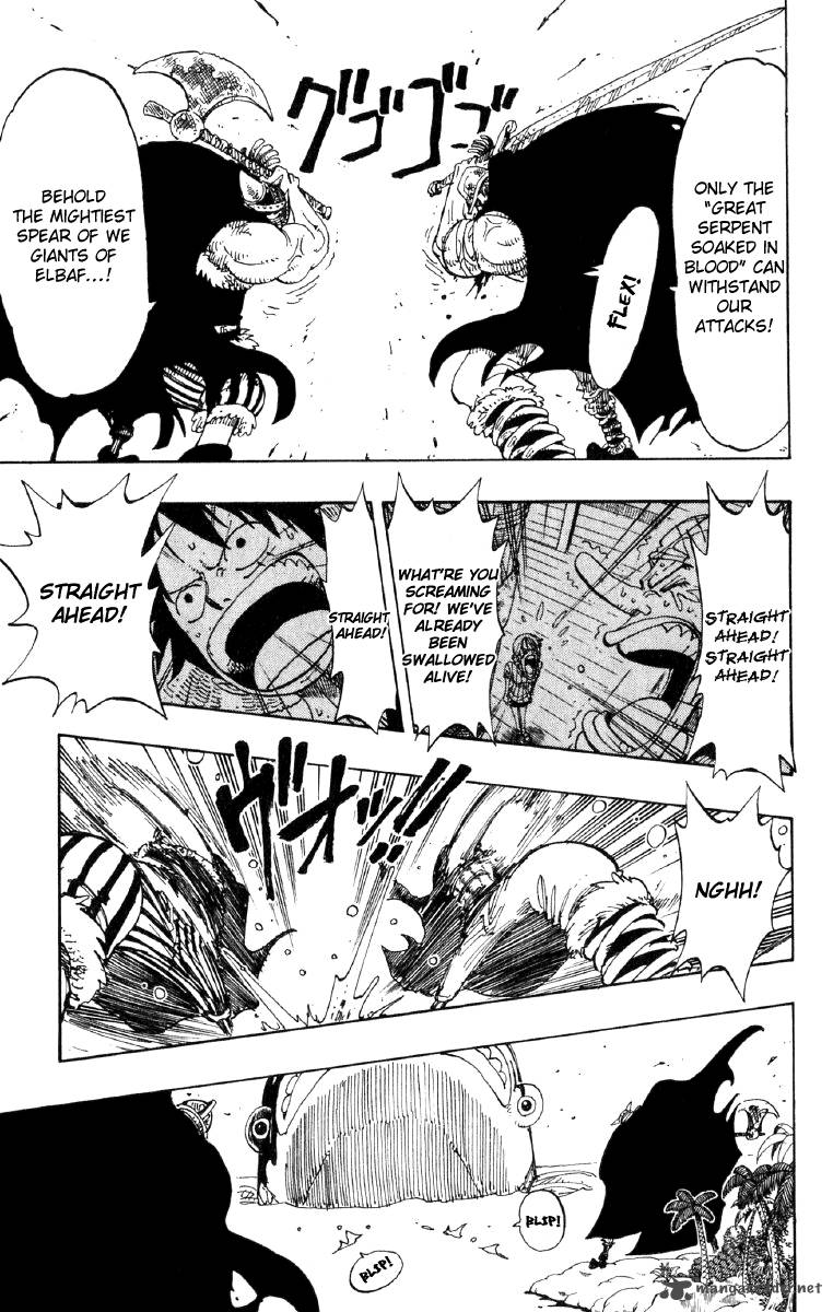 One Piece Manga Chapter 129 page 6 - Straight Ahead!!!