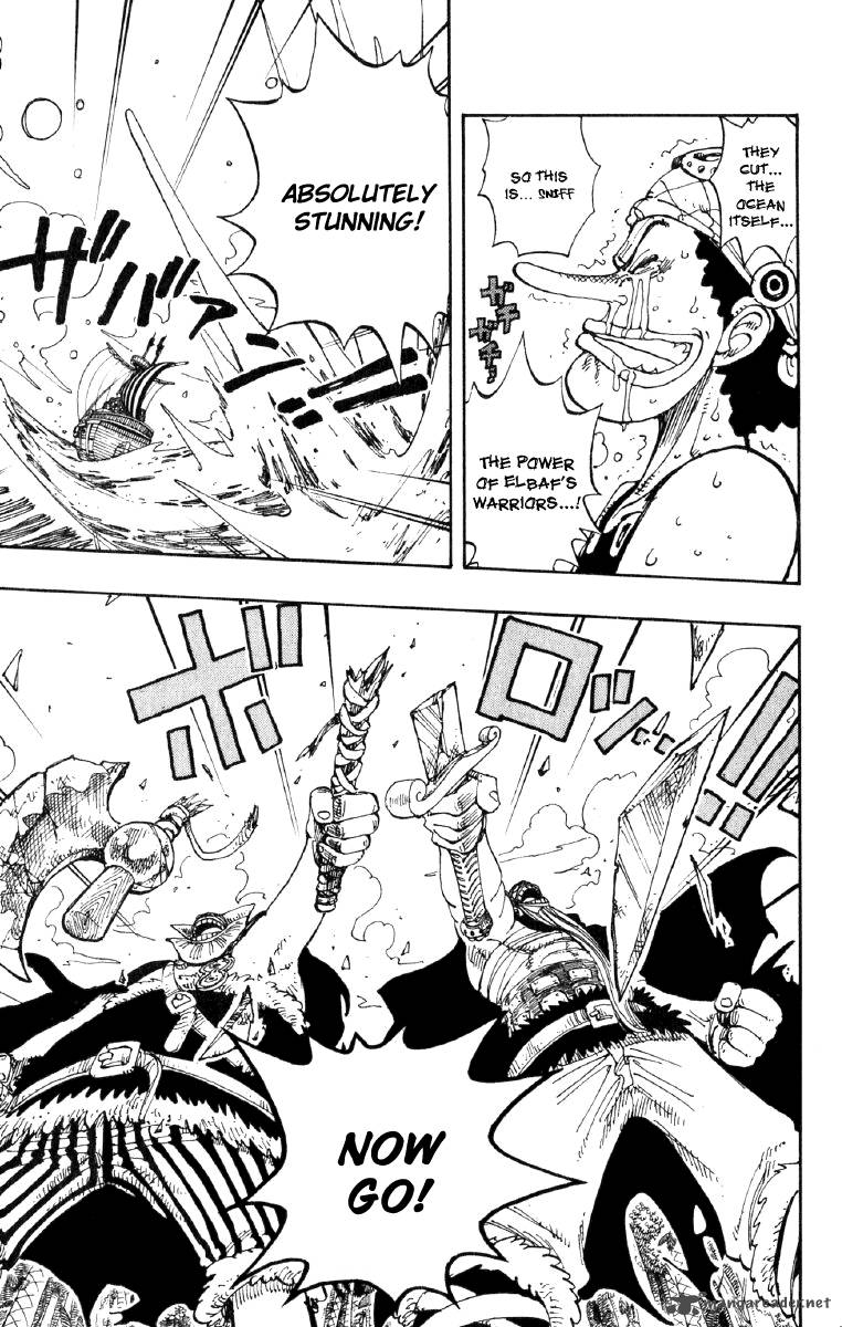 One Piece Manga Chapter 129 page 9 - Straight Ahead!!!