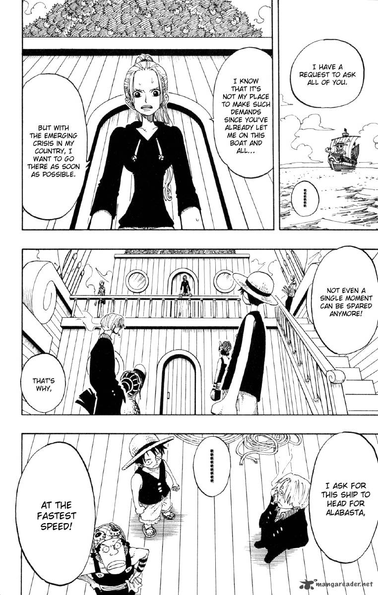 One Piece Manga Chapter 130 page 14 - Maximum Speed