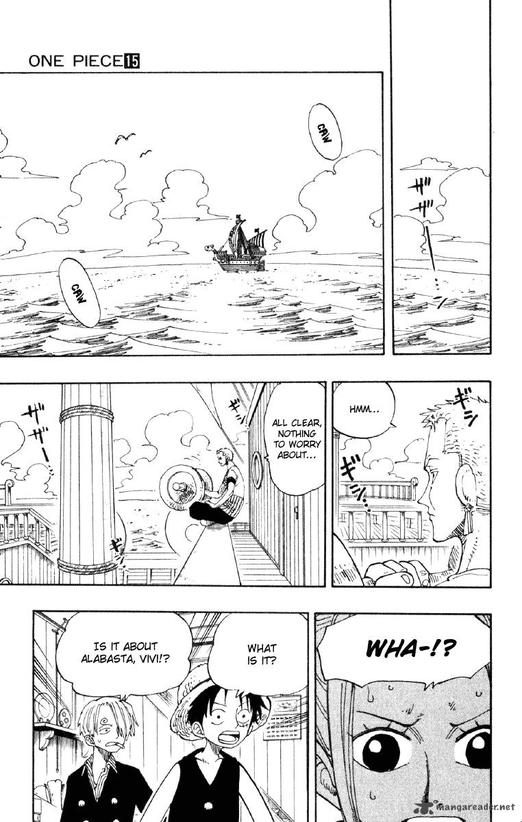 One Piece Manga Chapter 130 page 7 - Maximum Speed