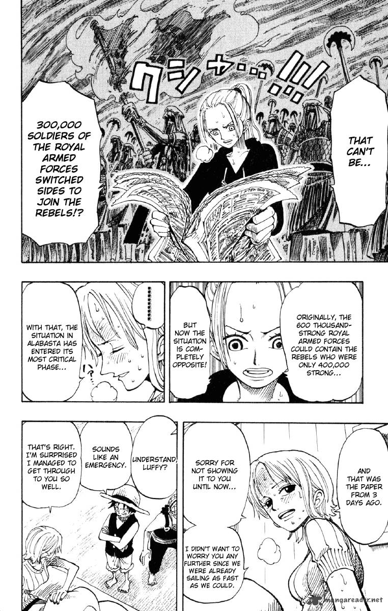 One Piece Manga Chapter 130 page 8 - Maximum Speed