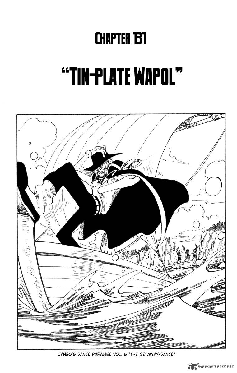 One Piece Manga Chapter 131 page 1 - Tin Plate Wapol