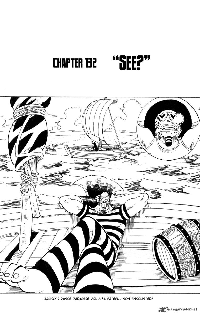 One Piece Manga Chapter 132 page 1 - See?