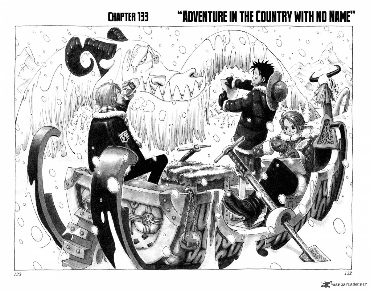 One Piece Manga Chapter 133 page 4 - Adventure in a Nameless Country