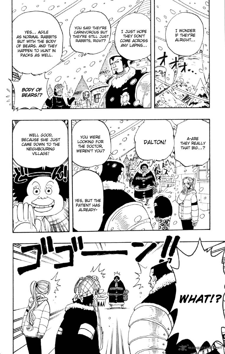 One Piece Manga Chapter 134 page 10 - Dr. Kureha