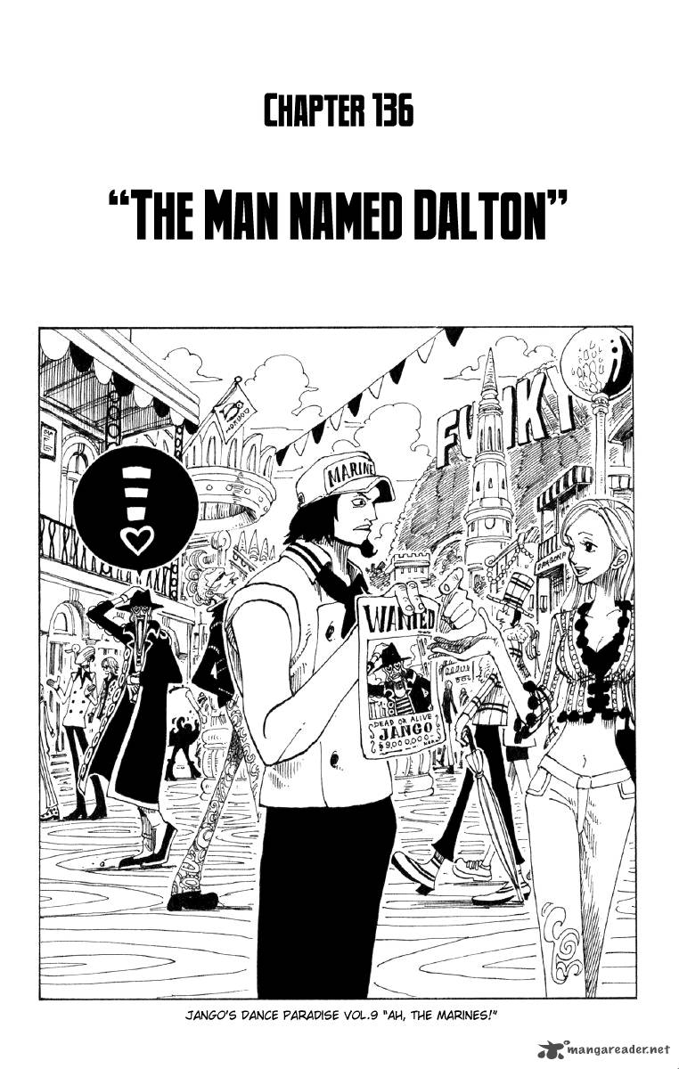 One Piece Manga Chapter 136 page 1 - A Man Named Dalton
