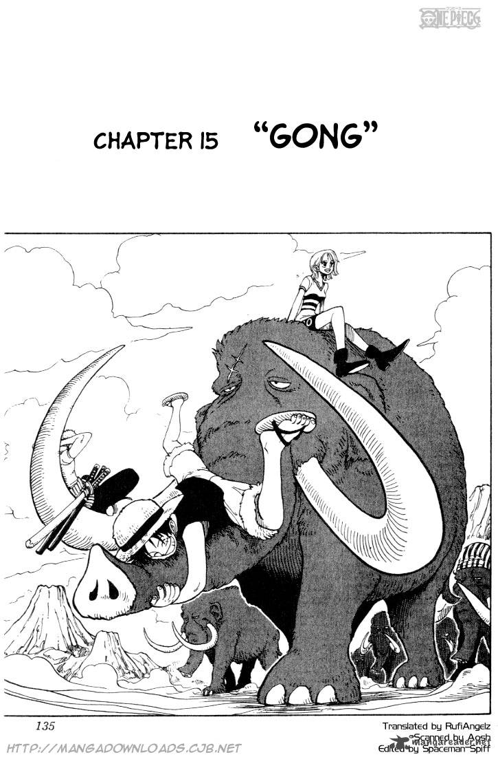One Piece Manga Chapter 15 page 1 - Gong