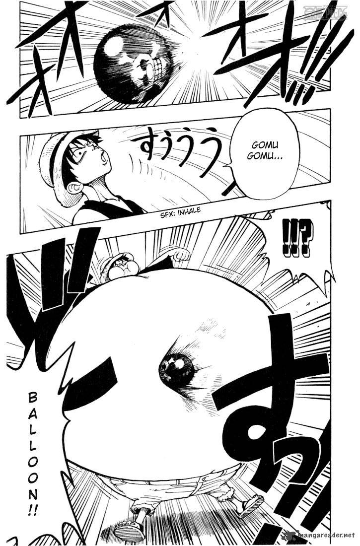 One Piece Manga Chapter 15 page 17 - Gong