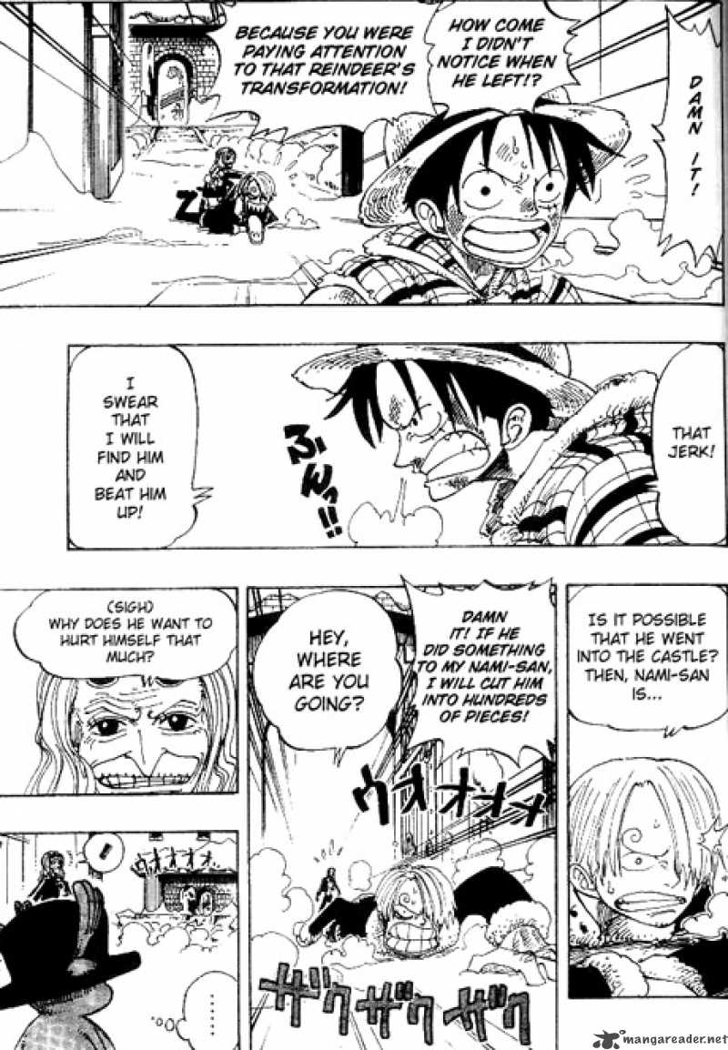 One Piece Manga Chapter 150 page 3 - Royal Drum Crown 7-Shot Tin Tyrant Cannon