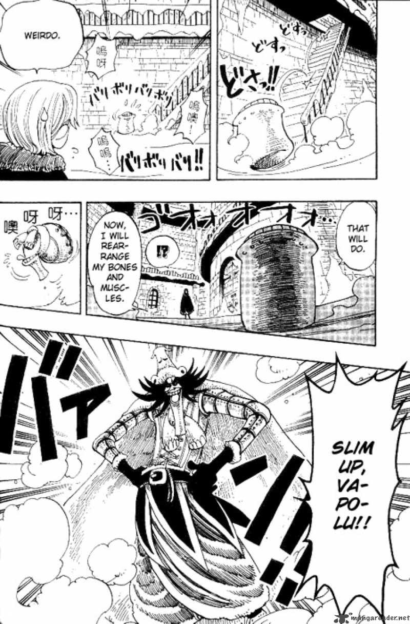One Piece Manga Chapter 150 page 8 - Royal Drum Crown 7-Shot Tin Tyrant Cannon