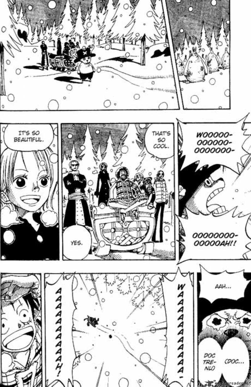 One Piece Manga Chapter 153 page 15 - Hiriluk's Sakura
