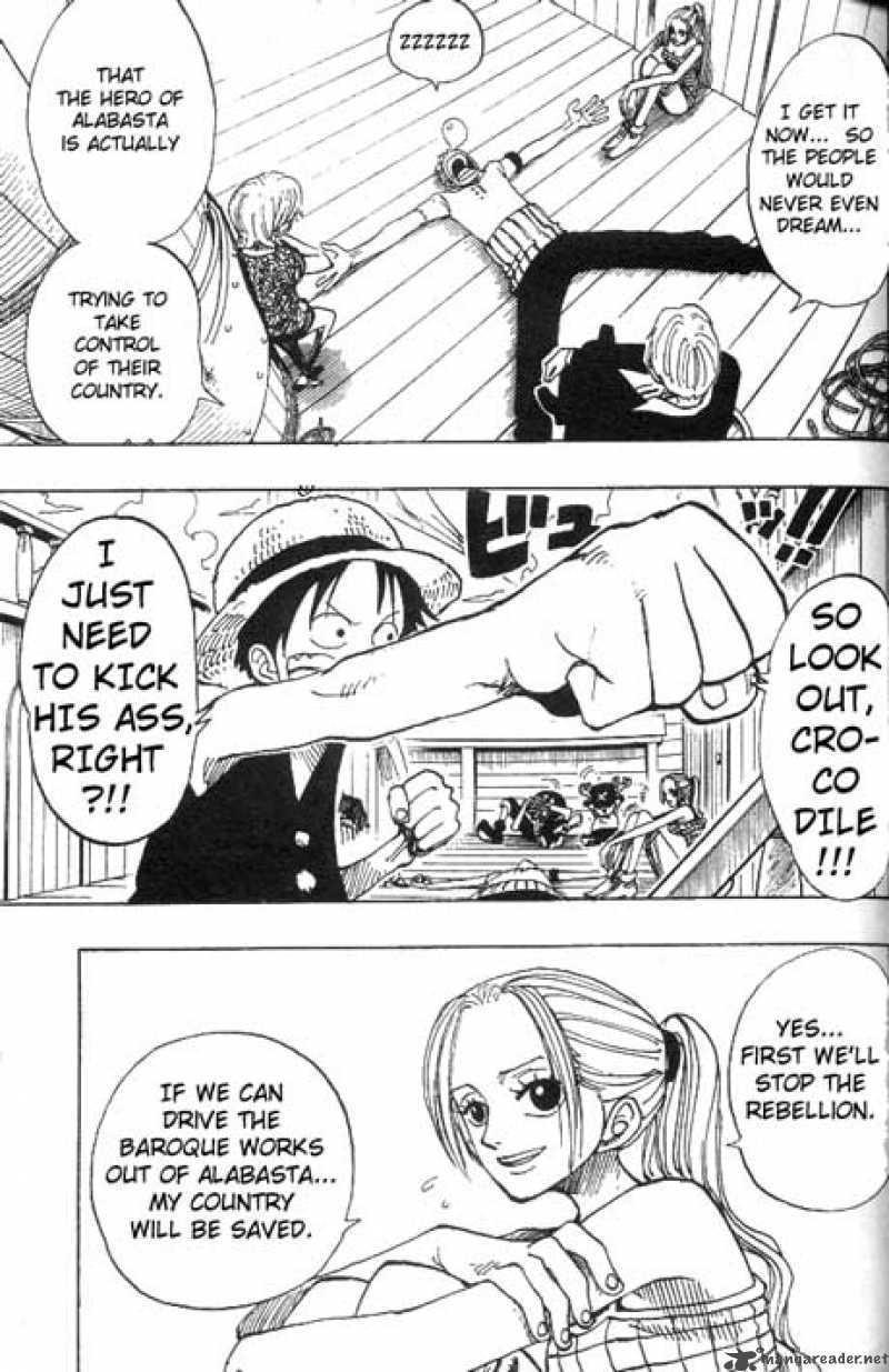 One Piece Manga Chapter 155 page 14 - "Pirate" Sir Crocodile