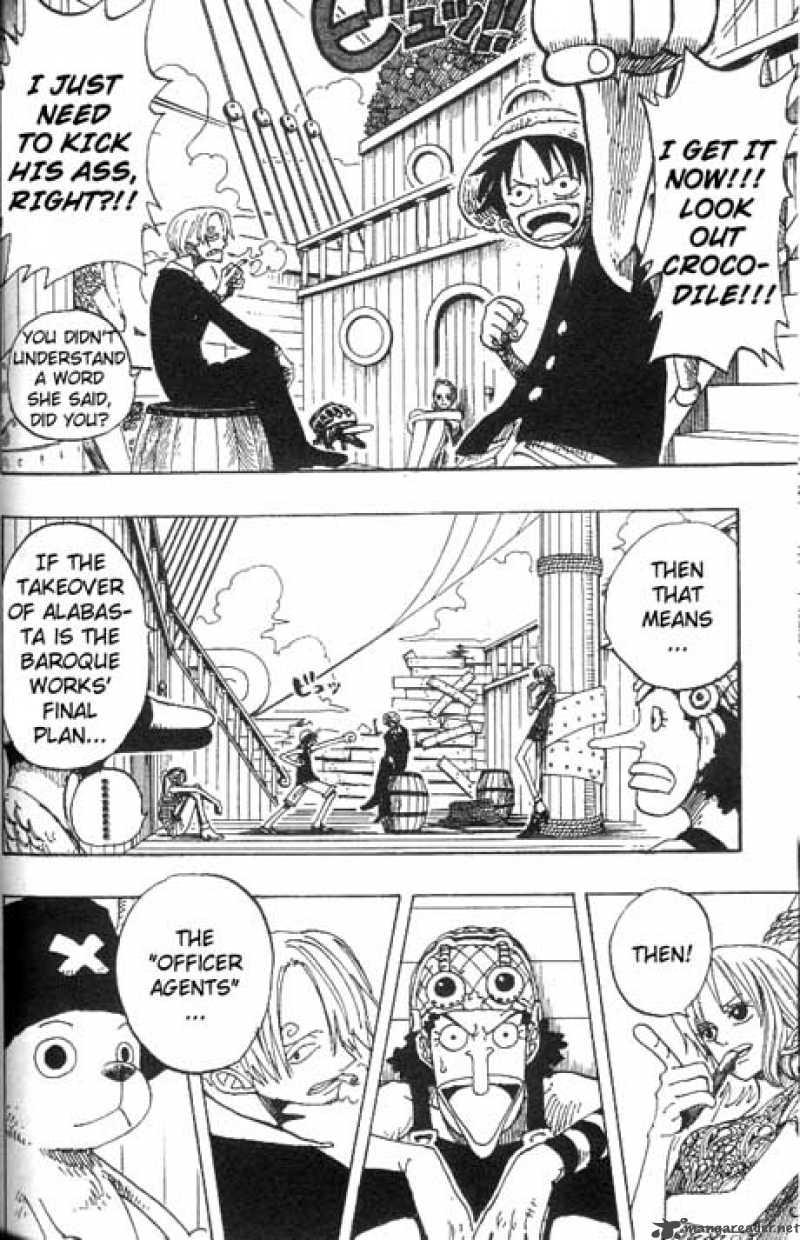 One Piece Manga Chapter 155 page 17 - "Pirate" Sir Crocodile
