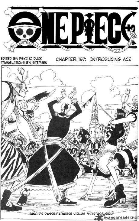One Piece Manga Chapter 157 page 1 - Introducing Ace