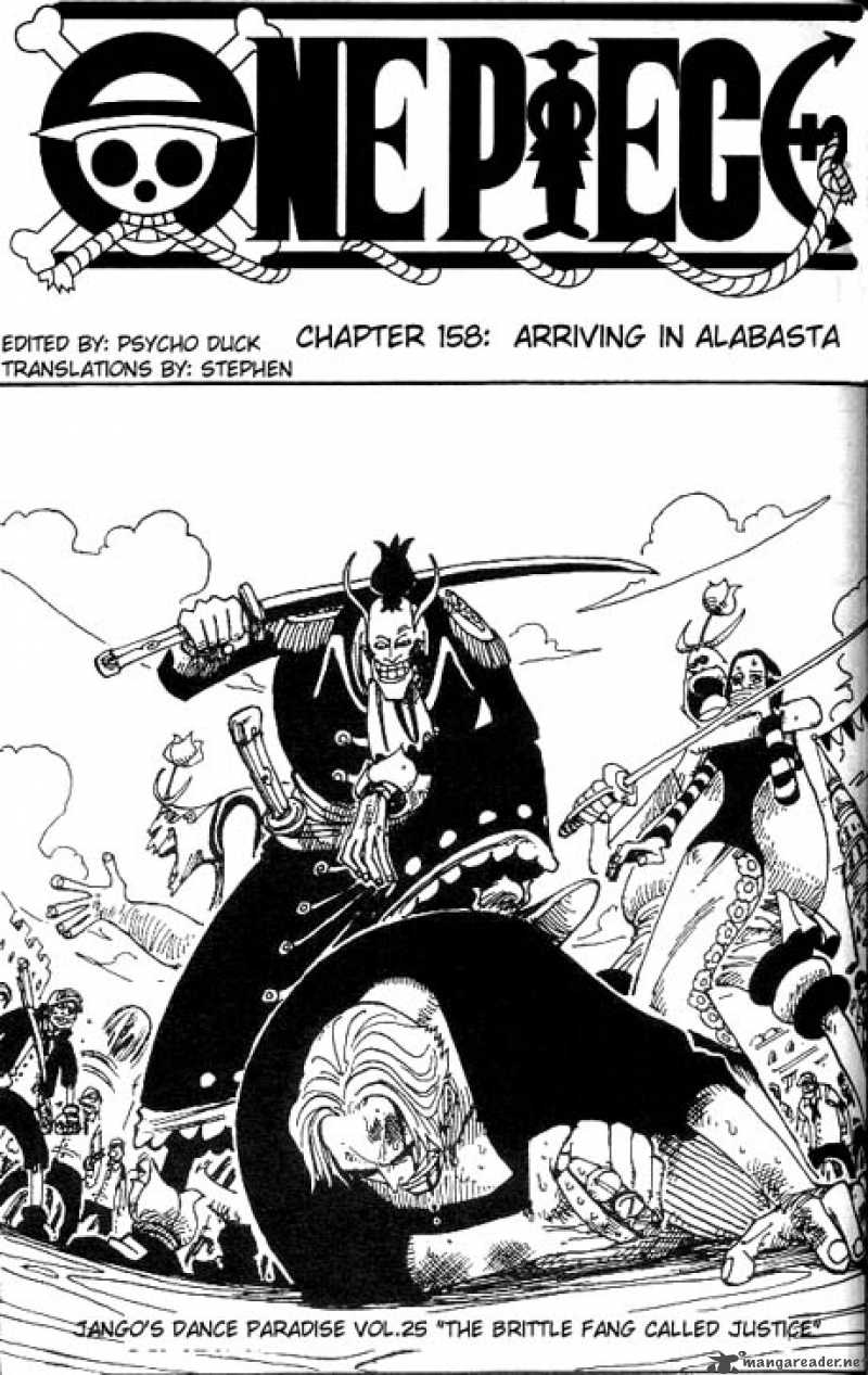 One Piece Manga Chapter 158 page 1 - Landing in Arabasta