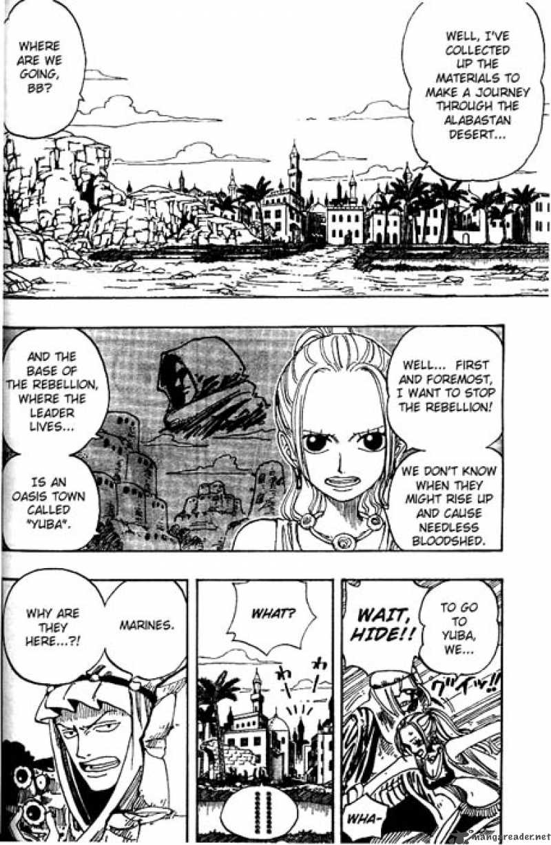 One Piece Manga Chapter 158 page 16 - Landing in Arabasta