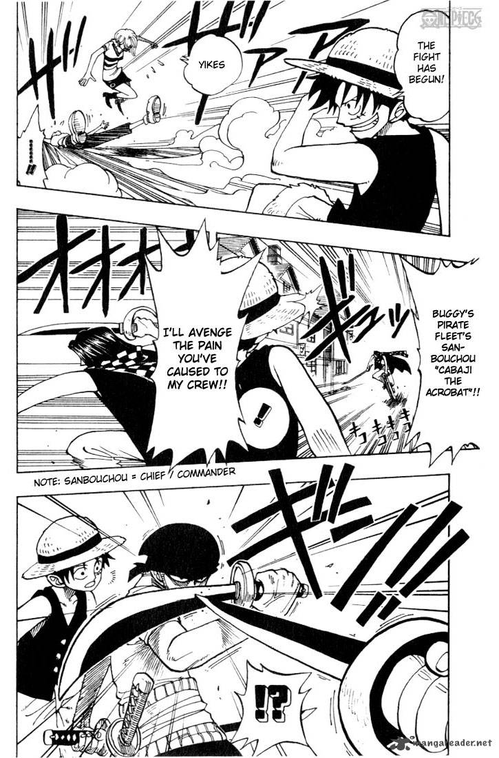 One Piece Manga Chapter 16 page 8 - Versus!! The Buggy Pirates