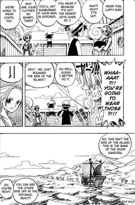 One Piece Manga Chapter 160 page 3 - Spiders Cafe at 8 O'Clock