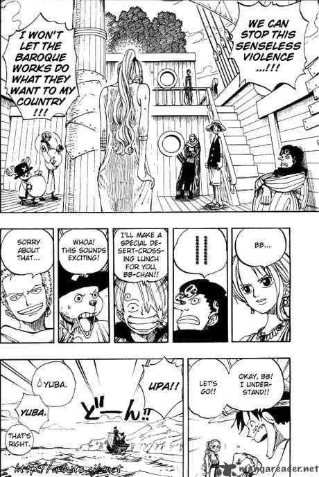 One Piece Manga Chapter 160 page 5 - Spiders Cafe at 8 O'Clock