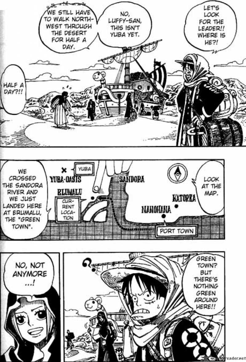 One Piece Manga Chapter 161 page 5 - The Green City Erumalu