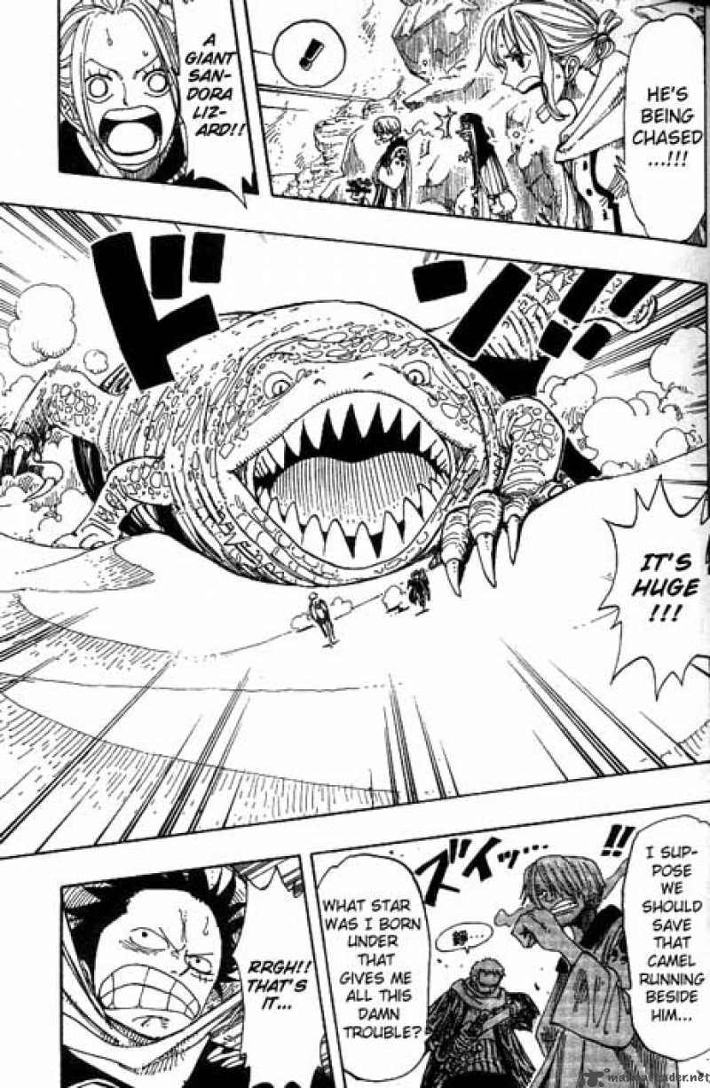 One Piece Manga Chapter 162 page 11 - Adventure in the Kingdom of Sand