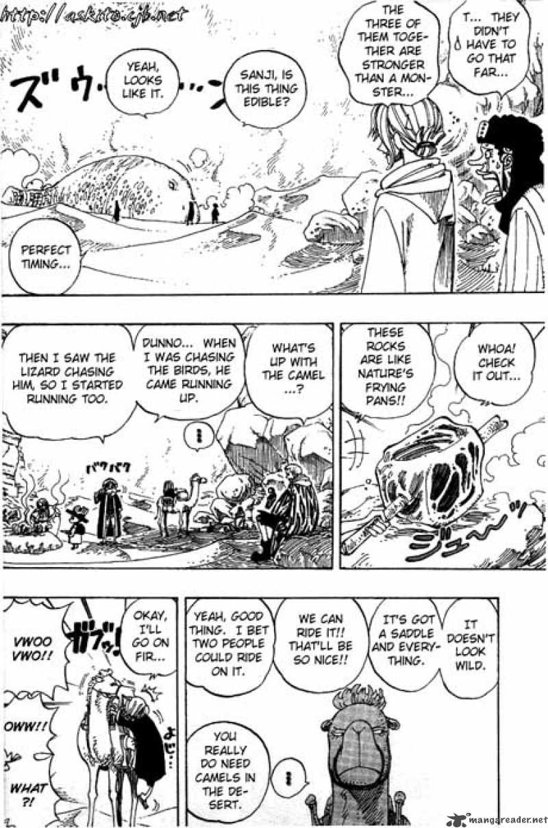 One Piece Manga Chapter 162 page 13 - Adventure in the Kingdom of Sand