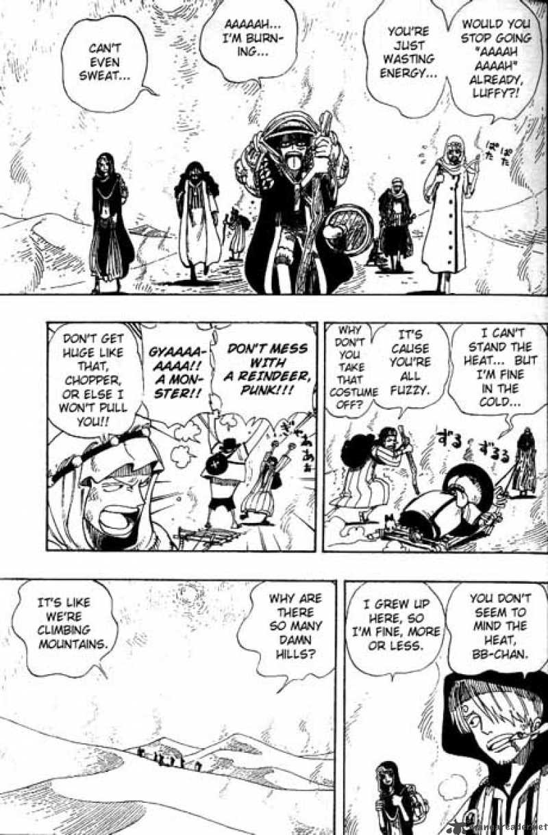 One Piece Manga Chapter 162 page 3 - Adventure in the Kingdom of Sand