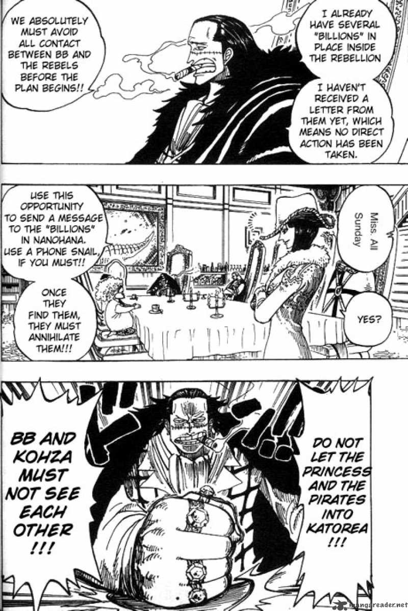 One Piece Manga Chapter 166 page 12 - Luffy vs. Vivi