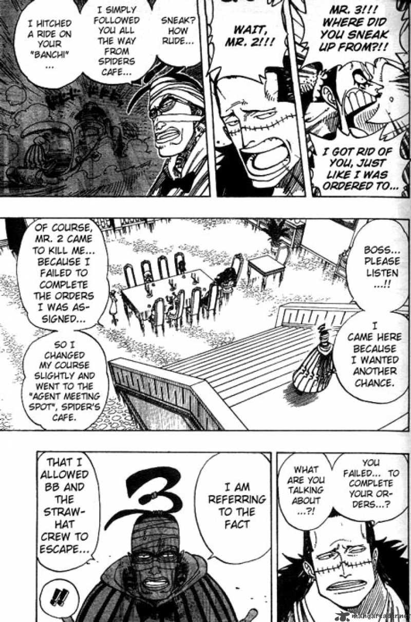 One Piece Manga Chapter 166 page 3 - Luffy vs. Vivi