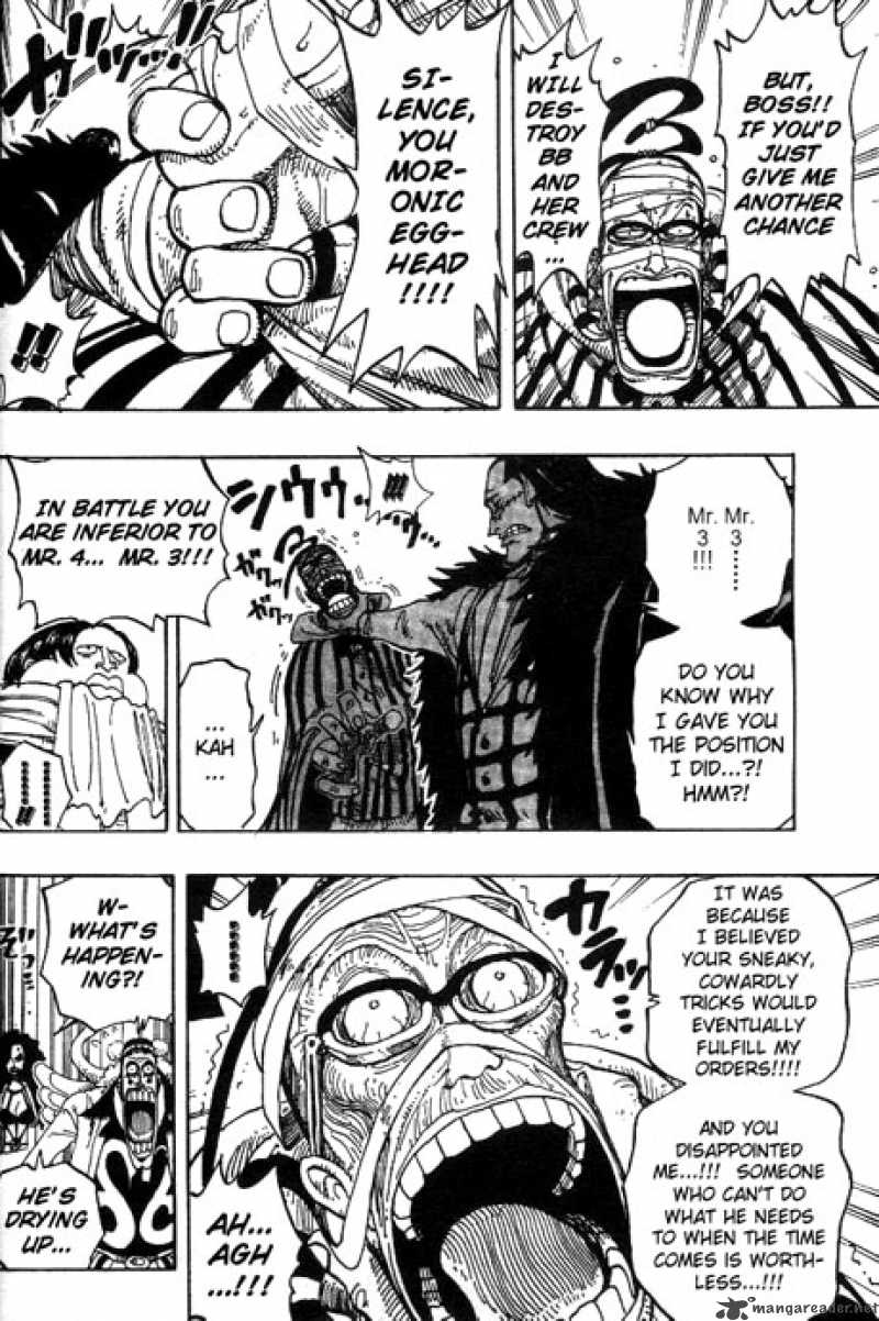 One Piece Manga Chapter 166 page 8 - Luffy vs. Vivi