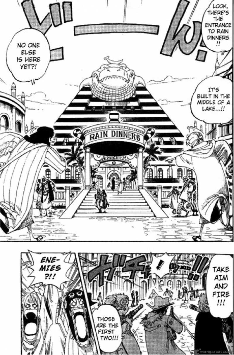 One Piece Manga Chapter 168 page 17 - Rainbase, The Town of Dreams