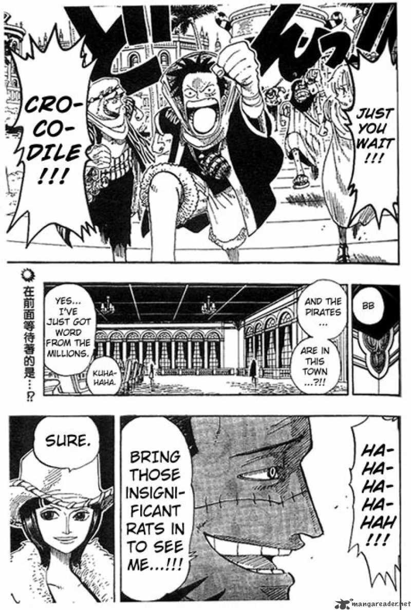 One Piece Manga Chapter 168 page 19 - Rainbase, The Town of Dreams