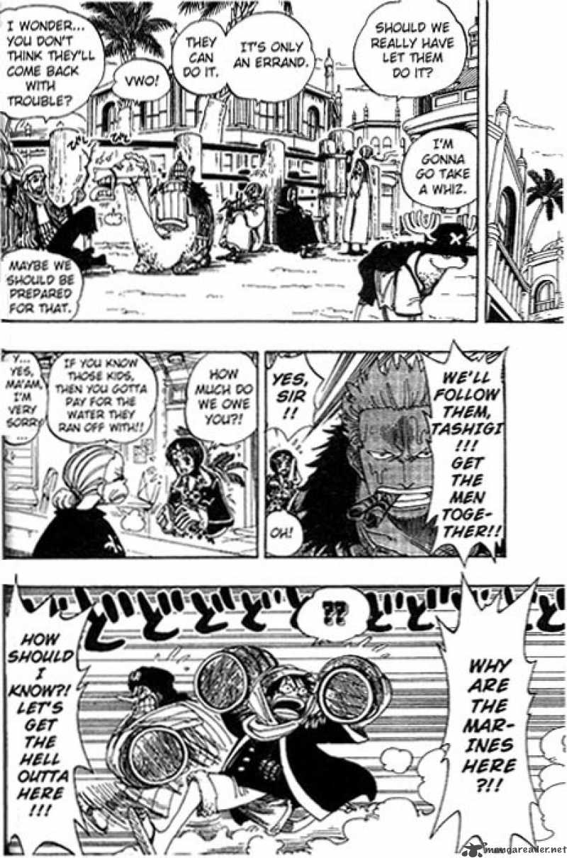 One Piece Manga Chapter 168 page 8 - Rainbase, The Town of Dreams