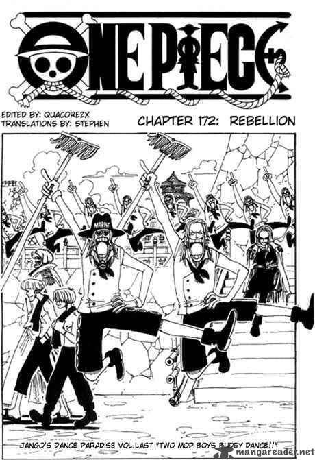 One Piece Manga Chapter 172 page 1 - Rebellion