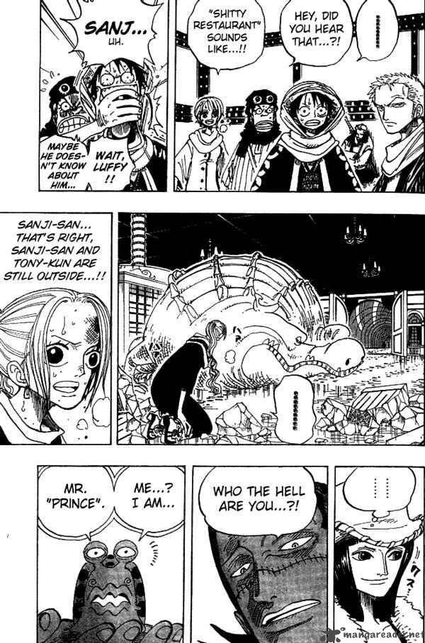 One Piece Manga Chapter 174 page 3 - Mr. Prince