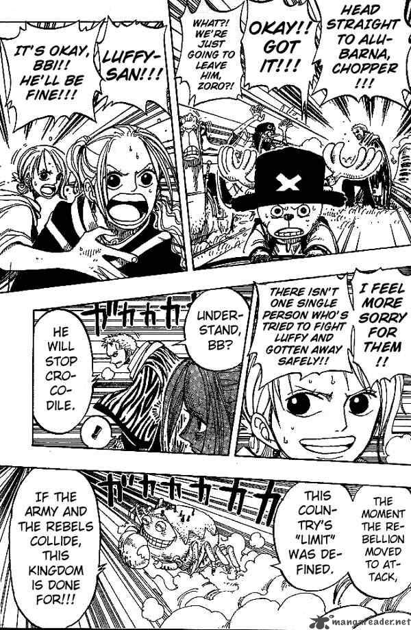 One Piece Manga Chapter 177 page 3 - 30 Million vs. 81 Million