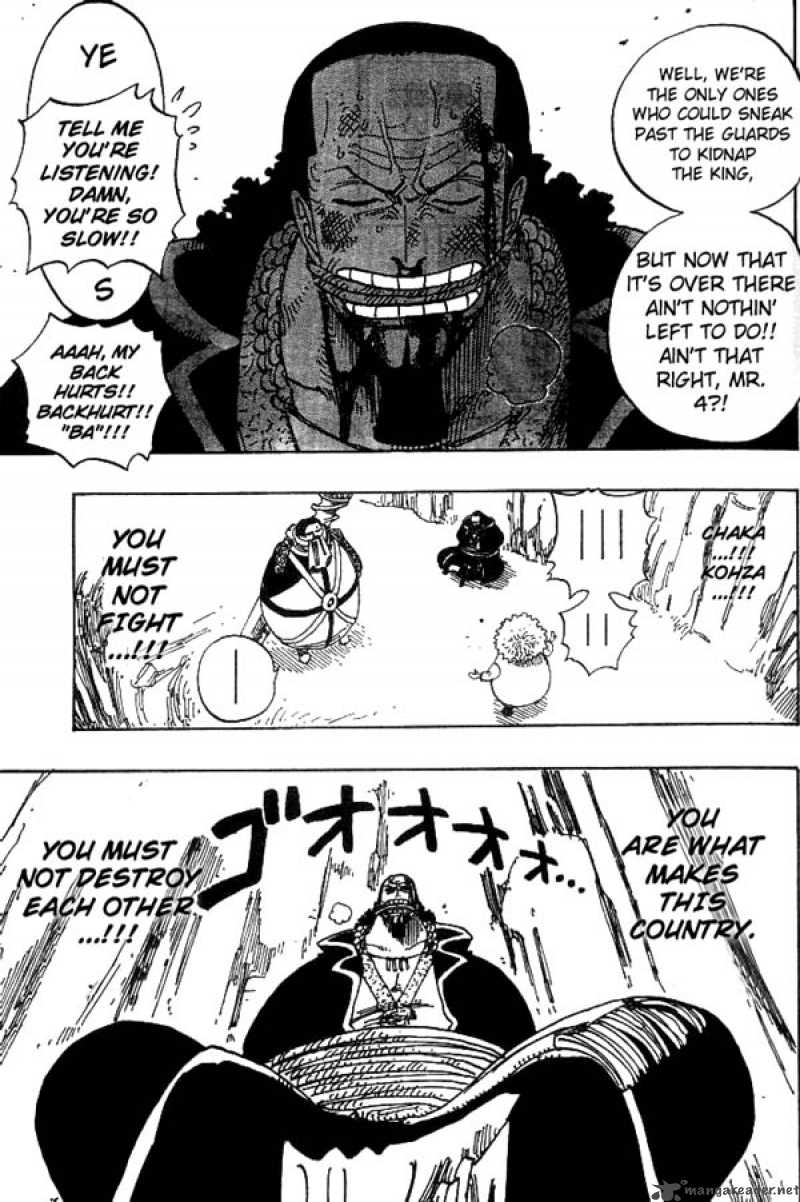 One Piece Manga Chapter 179 page 15 - Showdown at Alubarna