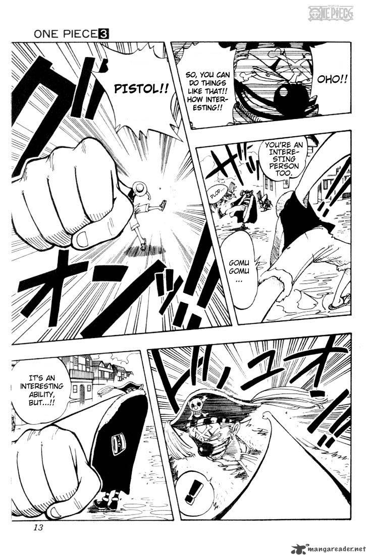 One Piece Manga Chapter 18 page 12 - The Pirate "Buggy the Clown"