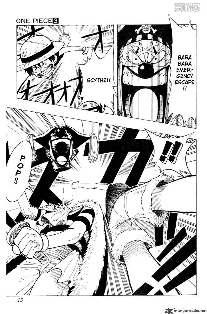 One Piece Manga Chapter 18 page 14 - The Pirate "Buggy the Clown"