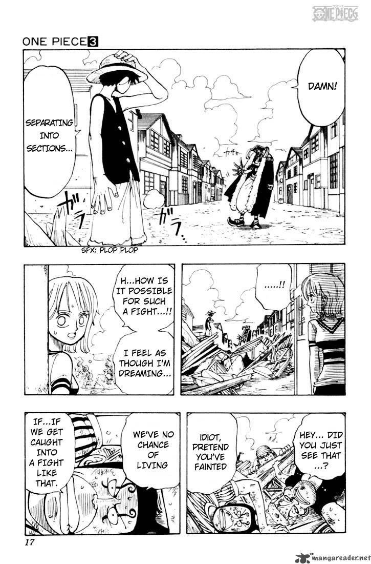 One Piece Manga Chapter 18 page 16 - The Pirate "Buggy the Clown"